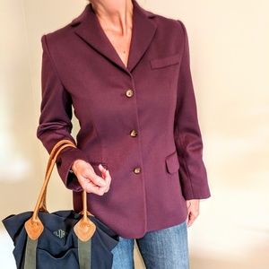 LLBean Wool Cashmere Blazer